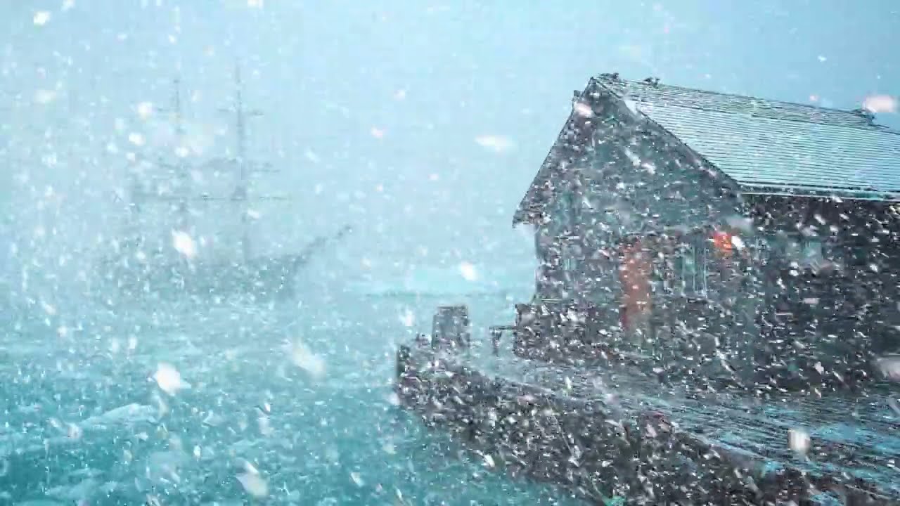 Blizzard Sounds for Sleeping | 99% Instantly Fall Asleep | Cold Winter Snowstorm & Icy Howling Wind