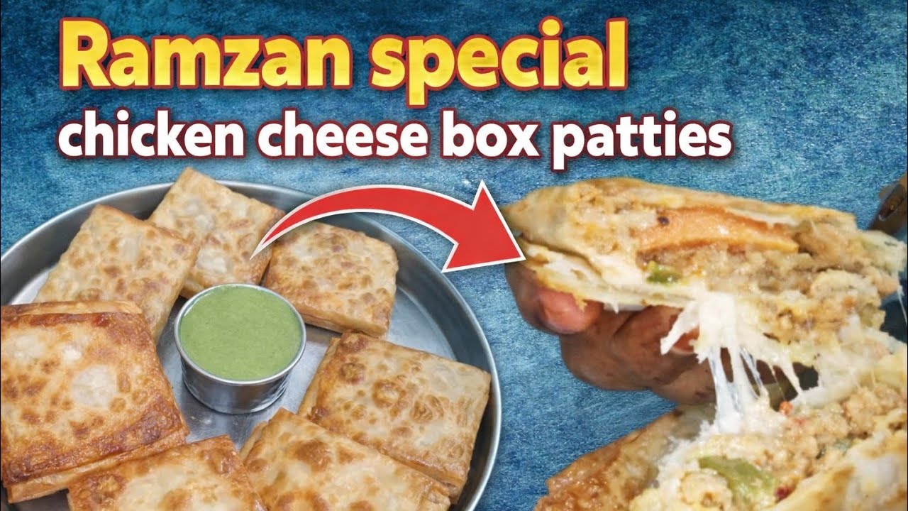 Ramzan Special Chicken Cheese Box Patties | Crispy & Cheesy Recipe |Easy Iftar Snack Recipe #2026