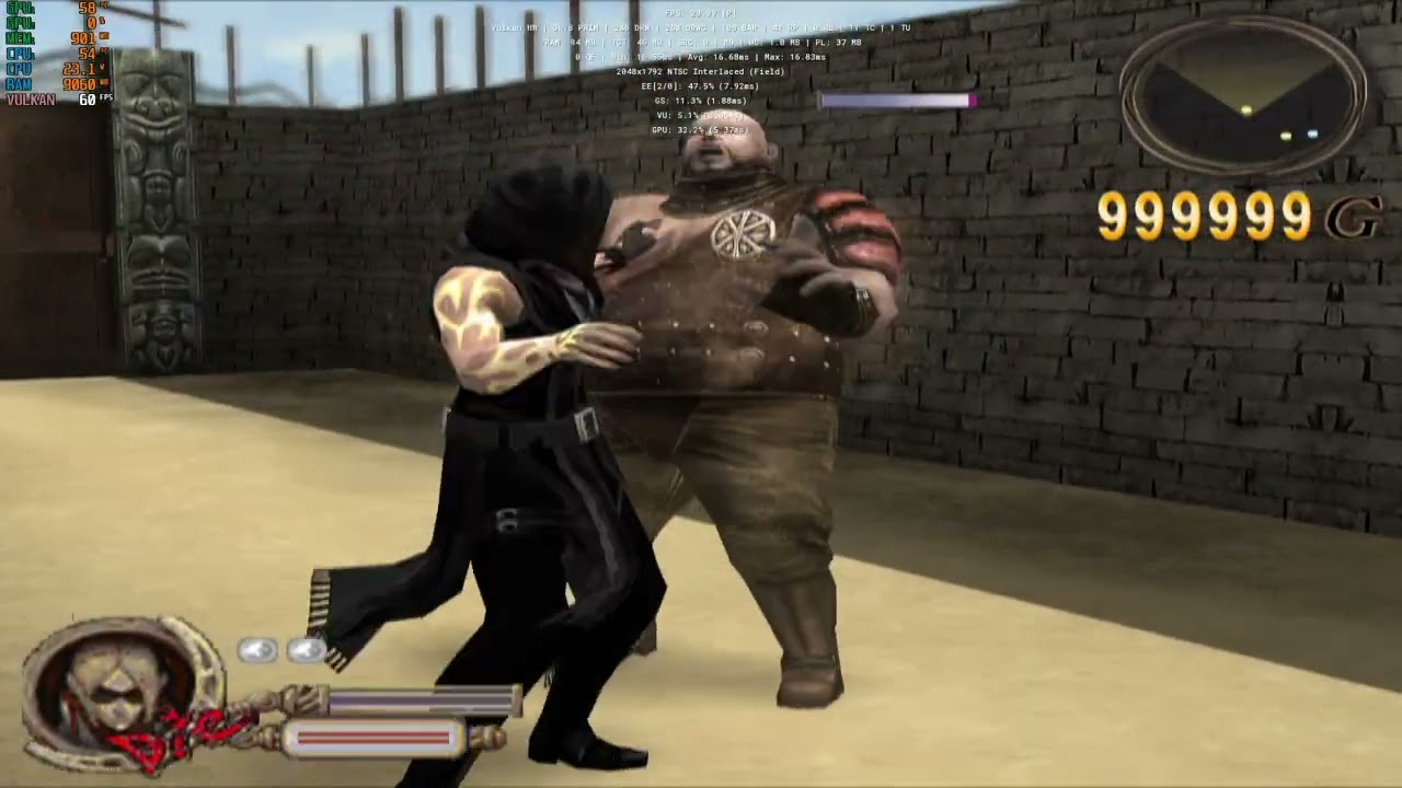 GOD HAND MOD AZEL #ps2 #godhand #mod #azel 
