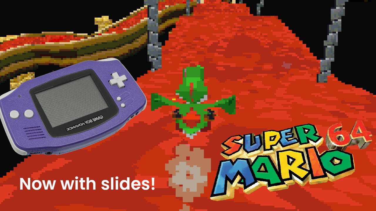 Горки, платформы, плавание и многое другое! [SM64 GBA]