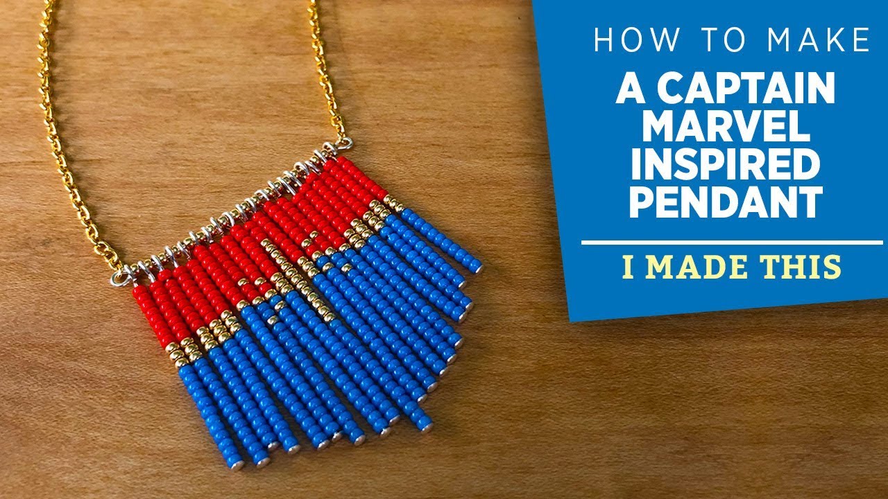 Making a Captain Marvel Inspired Pendant | I Made This