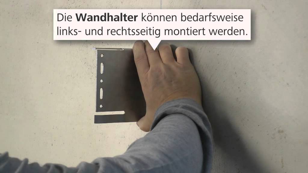 StoVentec Vorhangfassaden z. B. Glasfassaden: Montage der Wandhalter für die Unterkonstruktion