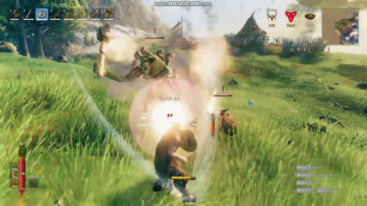 Flesh Rippers vs Fuling Village | Weapon Showcase | Valheim