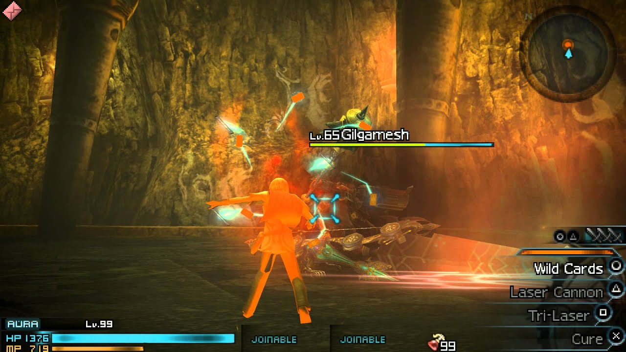 FF Type-0: 8 Armed Gilgamesh vs Ace