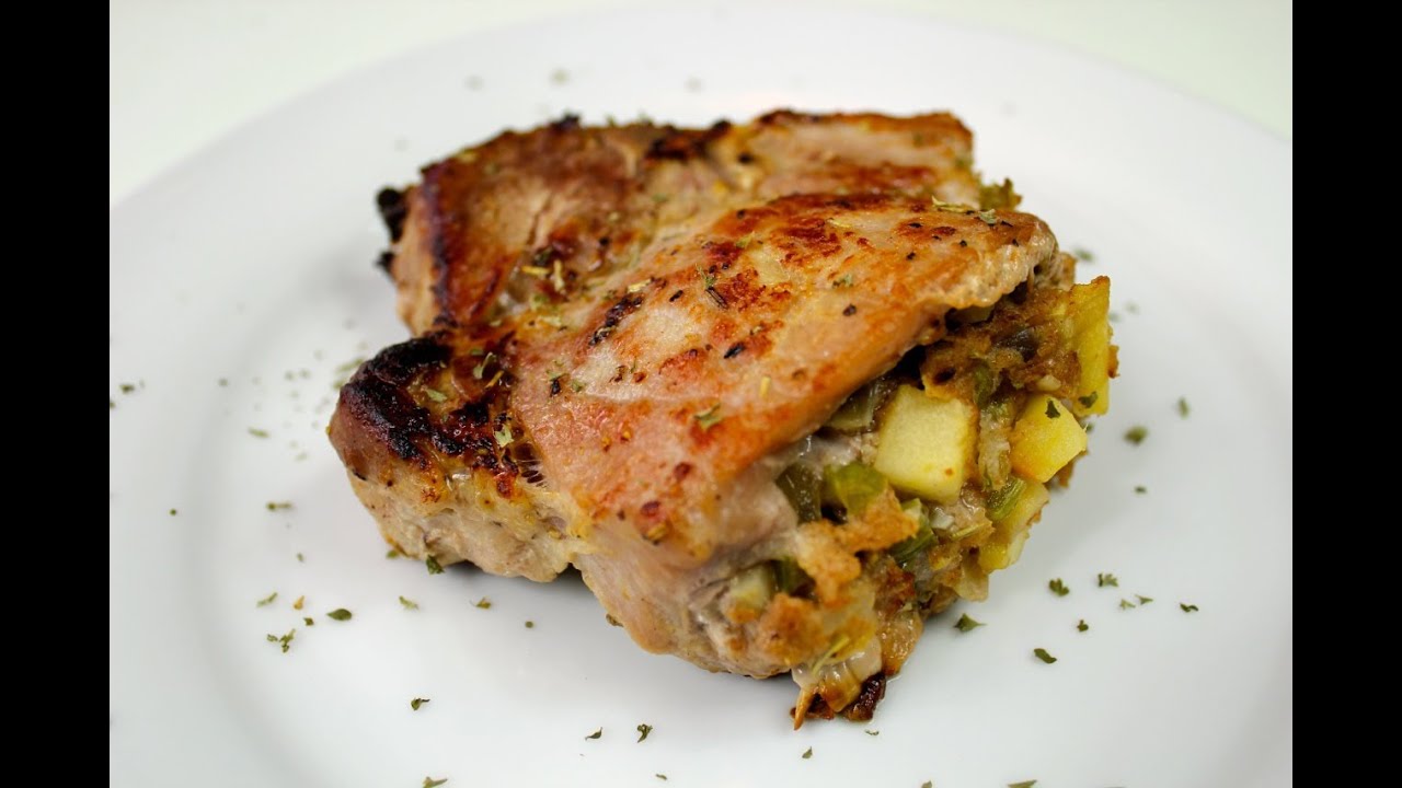 Apple Stuffed Pork Chop Recipe