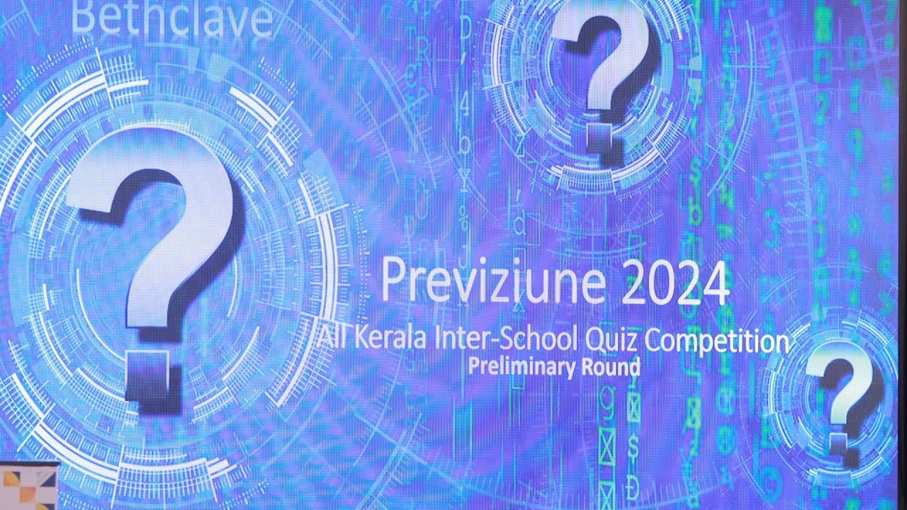 PREVIZIUNE 2024 | All Kerala Inter-School Quiz Competition 2024