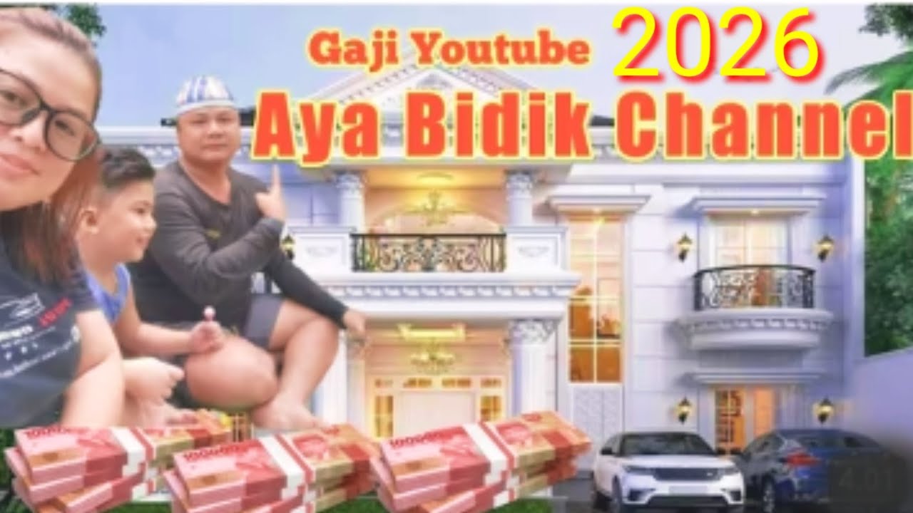Gaji YouTube Aya Bidik Channel terbaru