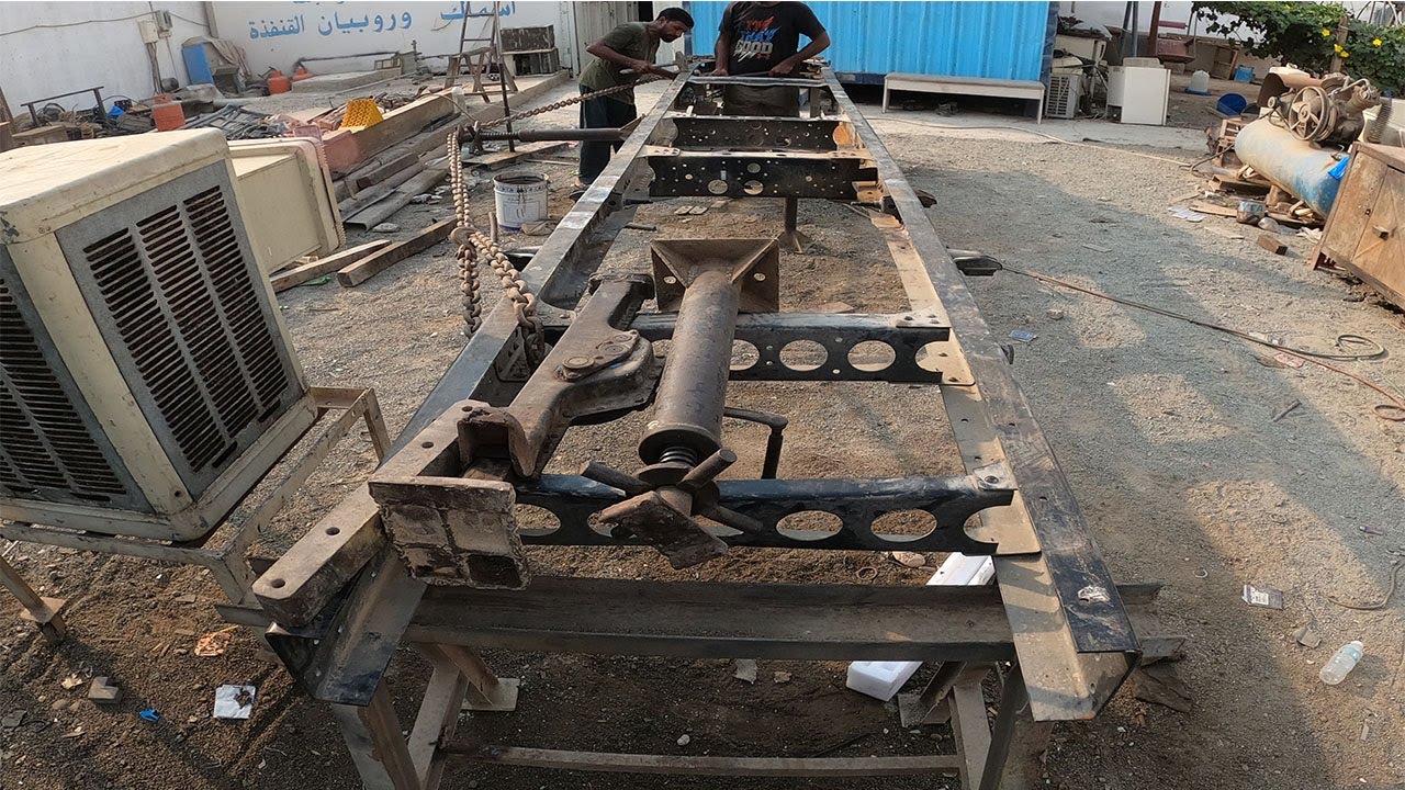 How to Repair A Truck Accident Chassis ||Truck Chassis Restoration ||