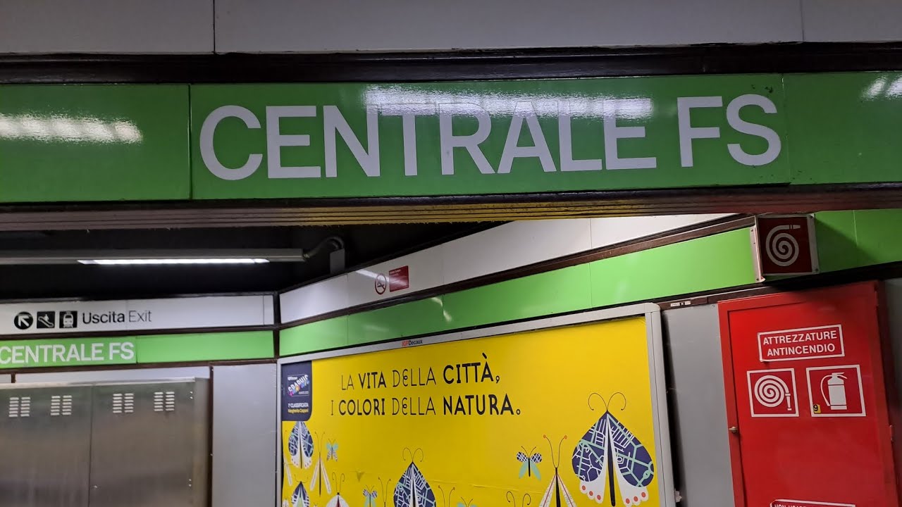 (Walkthrough) Stazione CENTRALE FS (M2 Metro Milano)