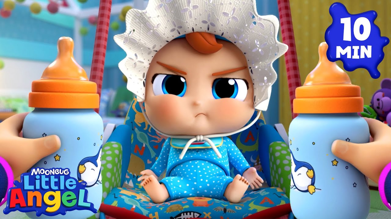 Playing Mommy and Baby! 🍼 | Little Angel And Friends Kid Songs