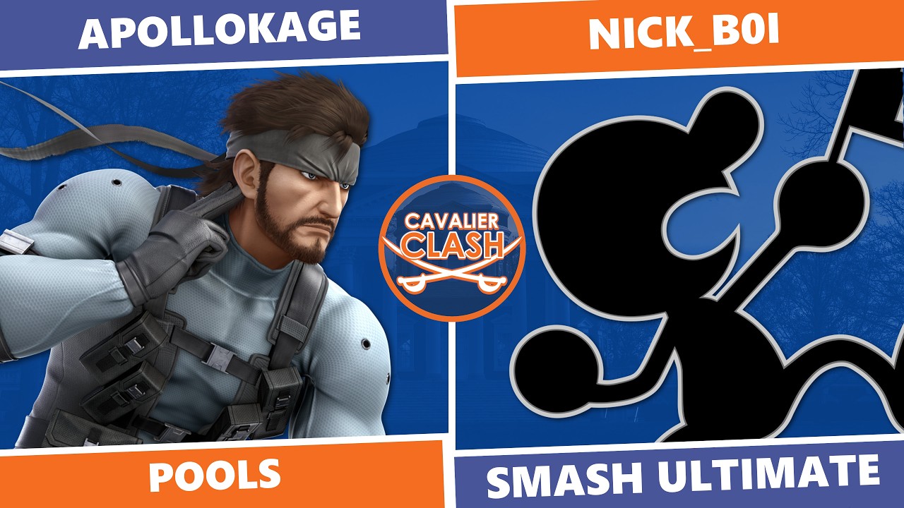 Cavalier Clash 7: Pools - Apollokage (Snake) Vs. Nick_BOI (Mr. Game & Watch) SSBU