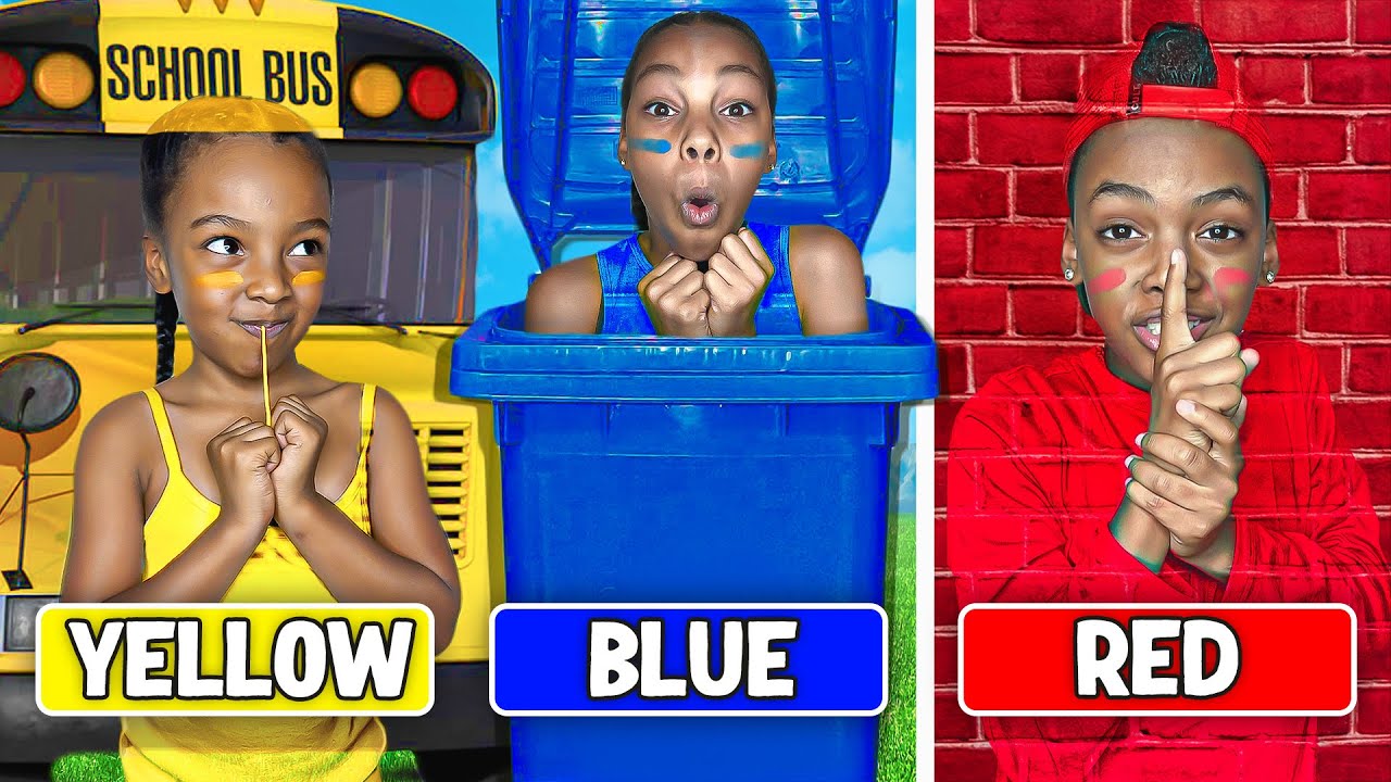 HIDE AND SEEK IN ONE COLOR! (Camouflage)