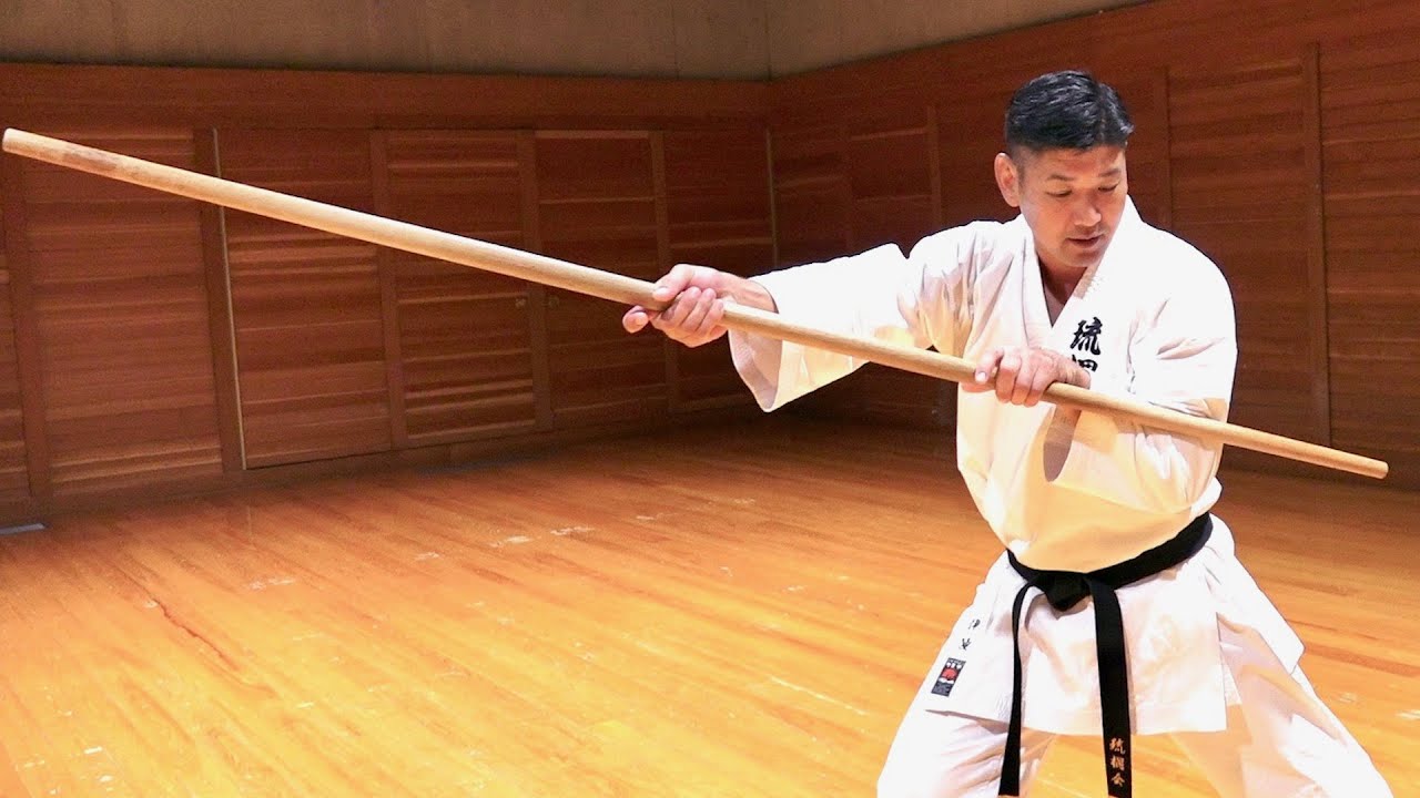 命を守るための棒の持ち方【琉球古武道】How to hold a stick to save your life? Ryukyu kobudo.