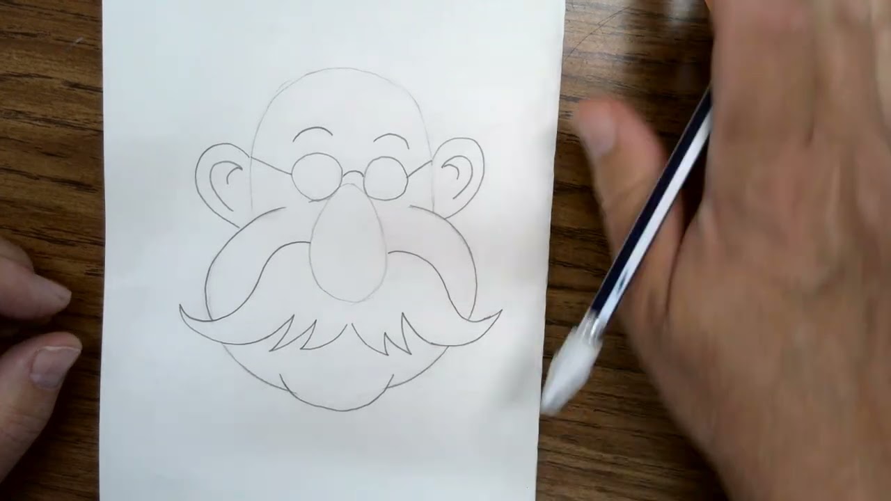 Drawing Cartoon Heads Using Ovals: Video 1