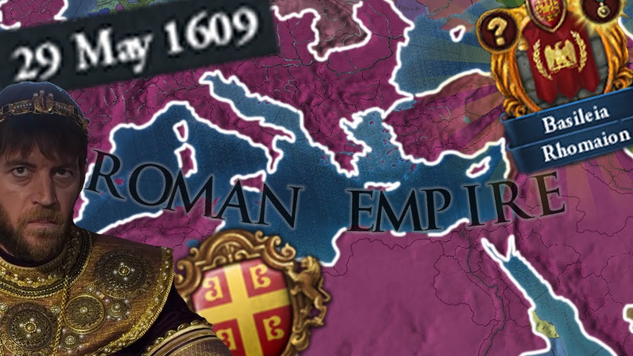 I restored the ROMAN EMPIRE as BYZANTIUM in the new EU4 DLC