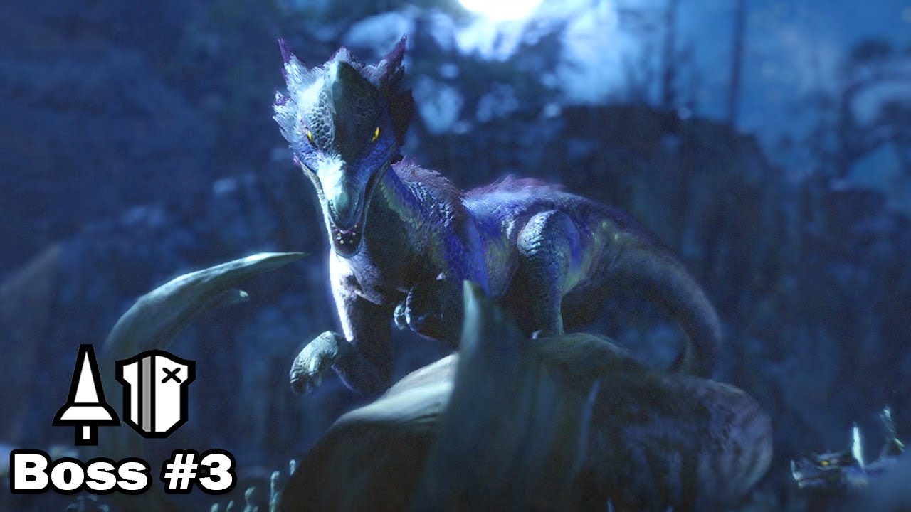 Monster Hunter Rise: Great Baggi Boss Fight #3 (Solo Lance) HD 1080p60 Nintendo Switch