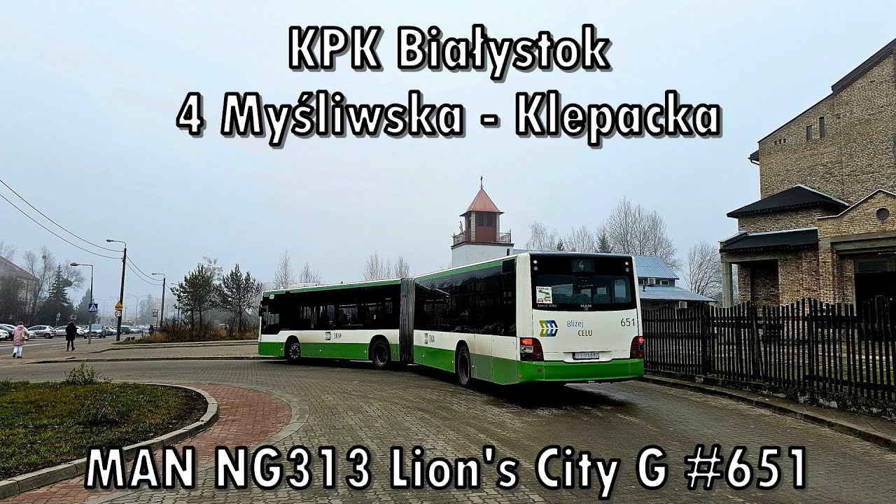 KPK Białystok - linia 4, MAN NG313 Lion's City G #651