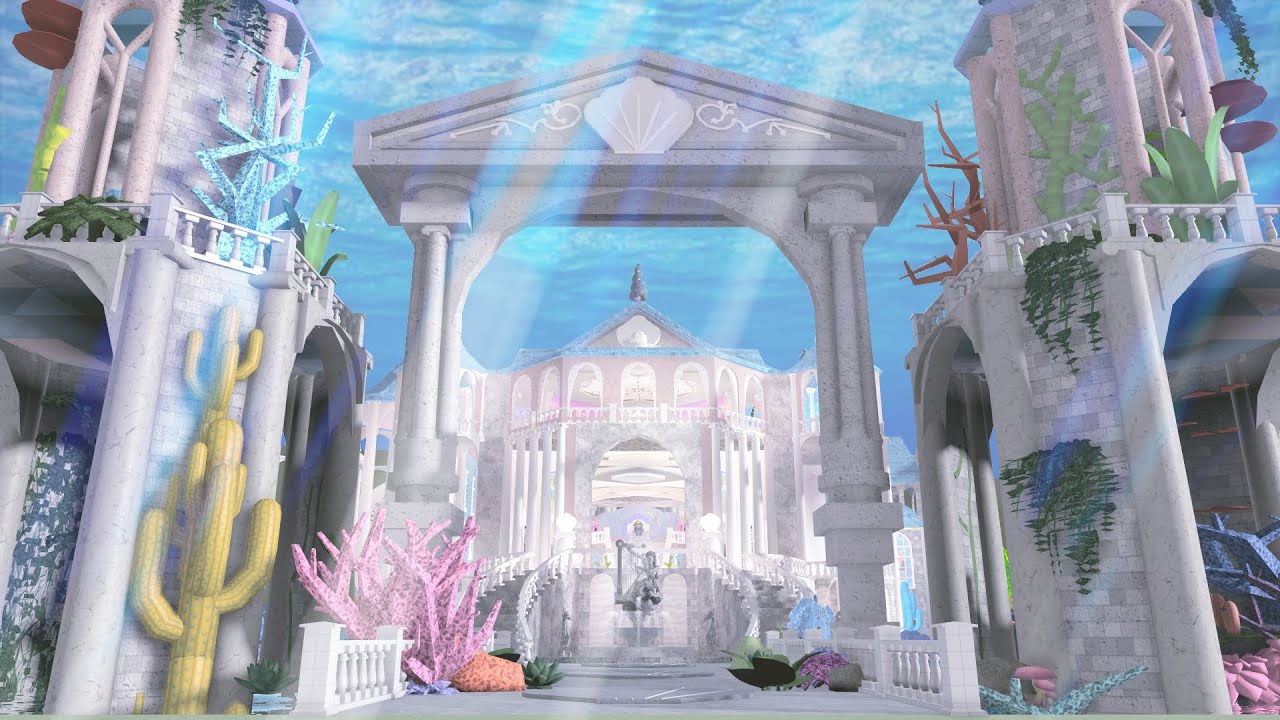 Mermaid Castle in Bloxburg ($6,000,000)