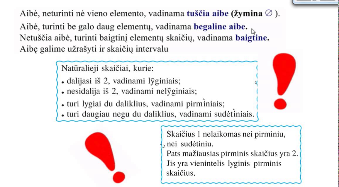 Skaičių aibės
