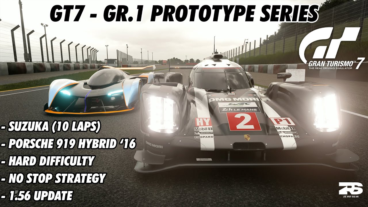 Gran Turismo 7 - Gr.1 Prototype Series (Suzuka) | Porsche 919 Hybrid '16 (No Stop Strategy)