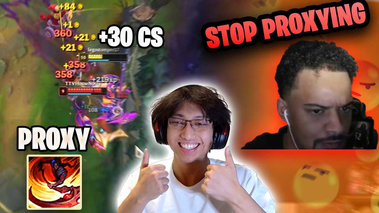 Я использовал прокси-сервер Twitch для стримера Toplaner... и он потерял разум | Kayn Top