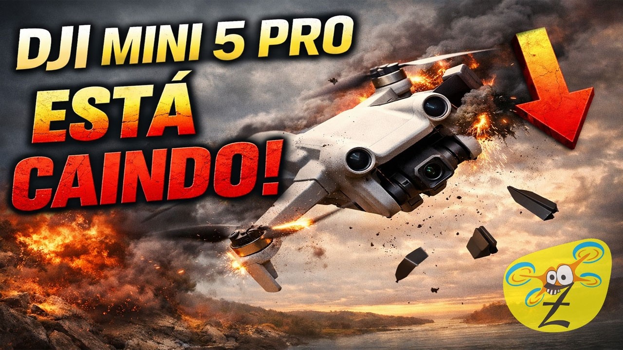 DJI MINI 5 PRO CAINDO?! 😱 BUG OU MITO? Zmaro em 4:60