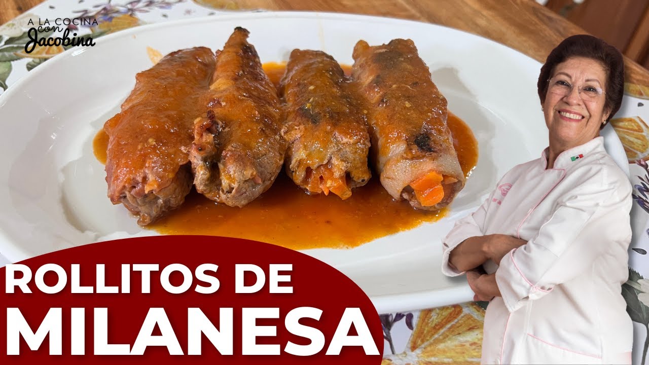 Como hacer rollitos de milanesa