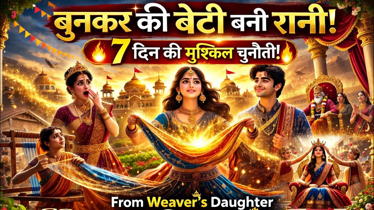 बुनकर की बेटी बनी रानी || 7 दिन की मुश्किल चुनौती || From Weaver’s Daughter to Queen ||