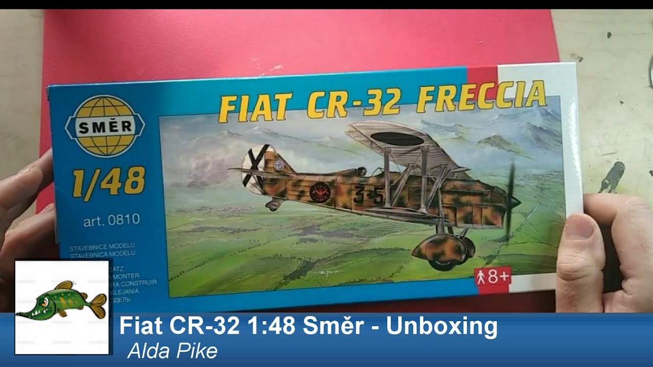 Fiat CR-32 1:48 Směr - Unboxing