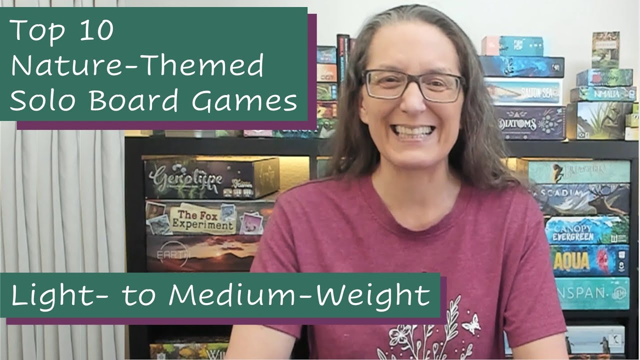 Top 10 Nature-Themed Solo Board Games | Light- to Medium-Weight | Bits & Biology