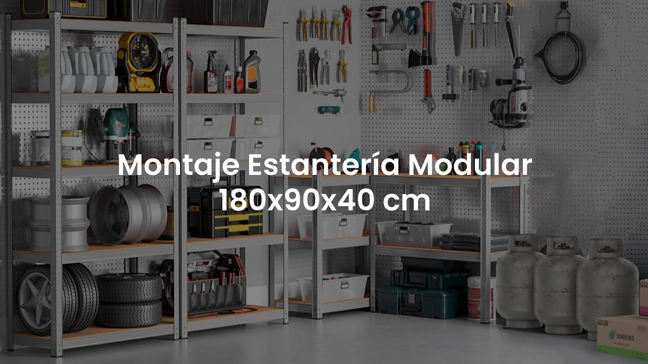 Aprovecha al máximo tu espacio - Tutorial de montaje de la Estantería Modular 875 kg - ORION91