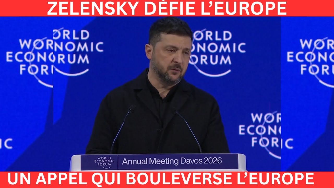 Ukraine : Zelensky appelle l’Europe au courage face aux nouveaux équilibres géopolitiques