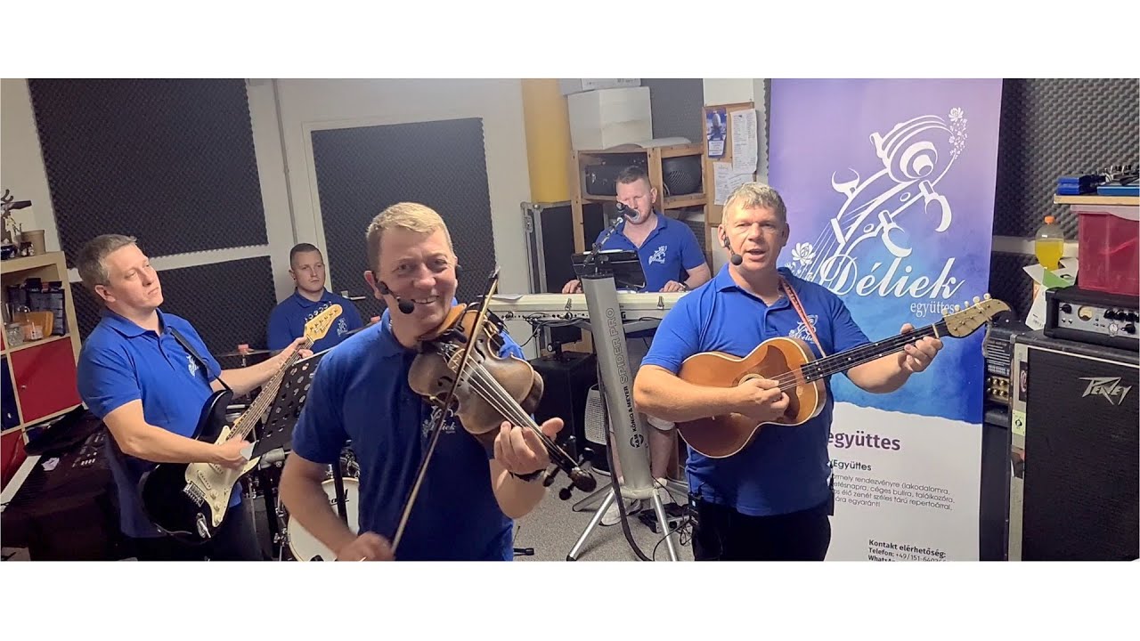 Nyerges Ármin & Déliek együttes - Túl a Tiszán van egy kis ház - Lakodalmas egyveleg - 2021 - LIVE