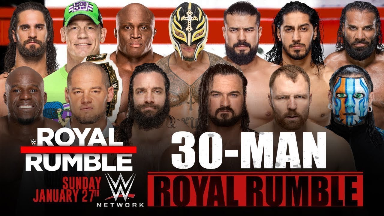 WWE Royal Rumble 2019 - 30 man Royal Rumble Match