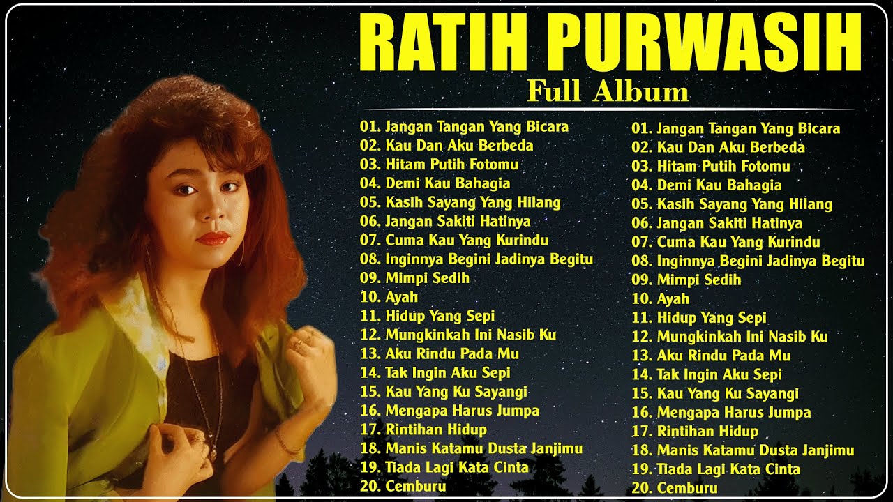 Full Album Terbaik Dari Ratih Purwasih 🎵 Tembang Kenangan Terlaris Sepanjang Masa 🌷 Lagu Kenangan