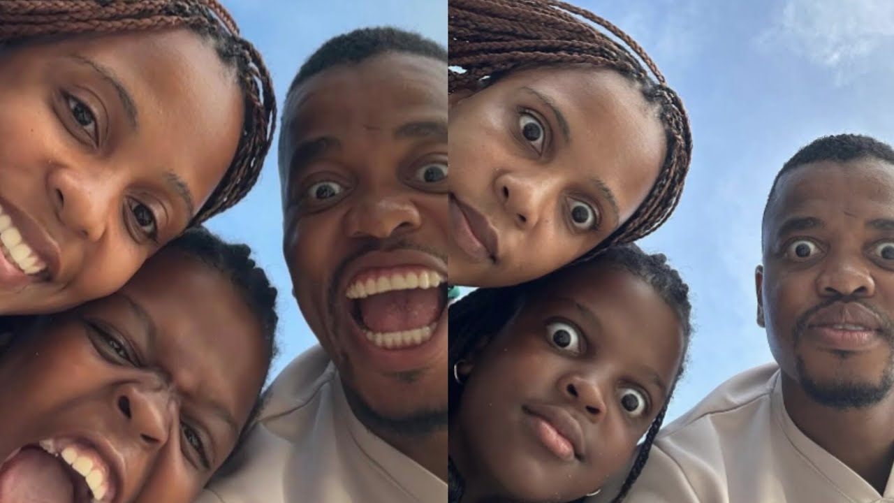 Have a laugh with Mpho Popps & his family.