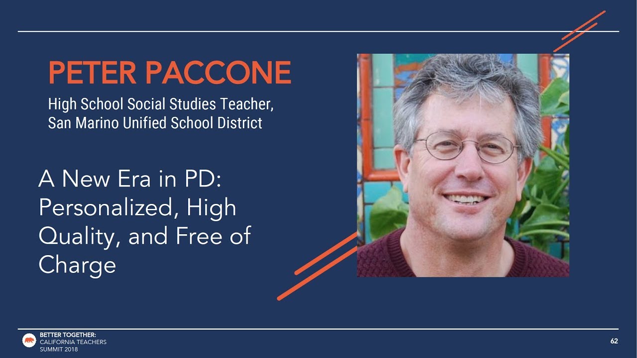 Better Together:  EdTalk 2 with Professor Peter Paccone