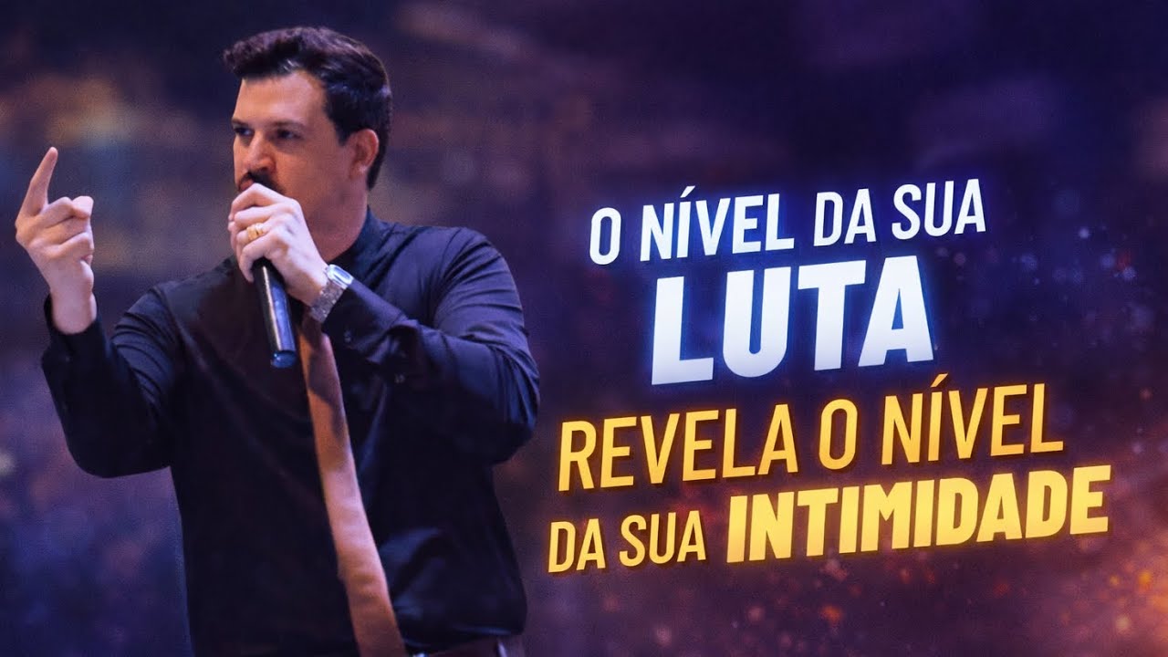 Mensagem: Lázaro, o nível da sua luta revela o nível da sua intimidade. Pr. Rafael Bastoge 
