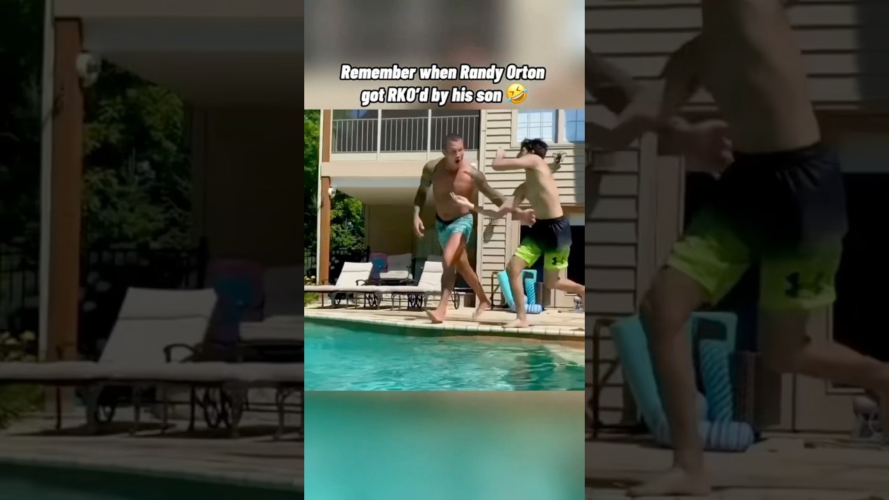 Randy Orton got RKO&rsquo;d by his son 😂