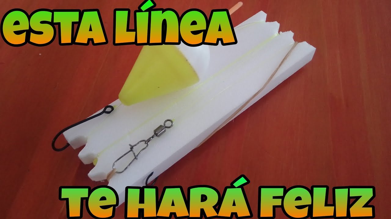 LÍNEA para PESCAR BAGRE de flote paso a paso