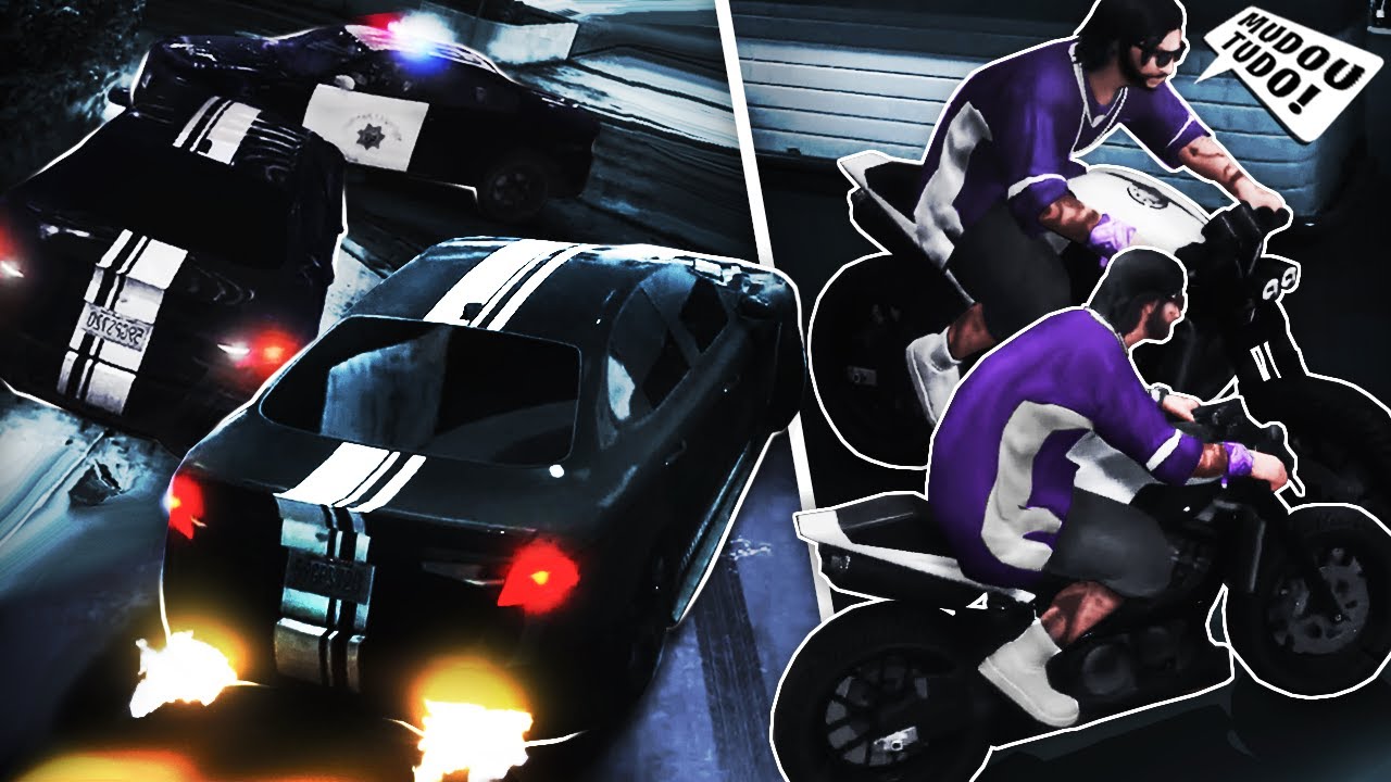 DANDO FUGA DA MECÂNICA & ROLE DE MOTO DO ALCEU NA DP! | GTA RP KAMIKAZE