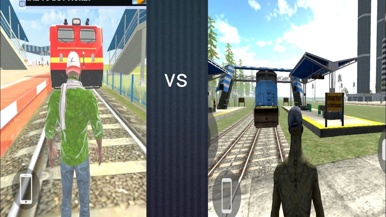 India thief out game train versus India bike driving 3D 🚆🚆🚆