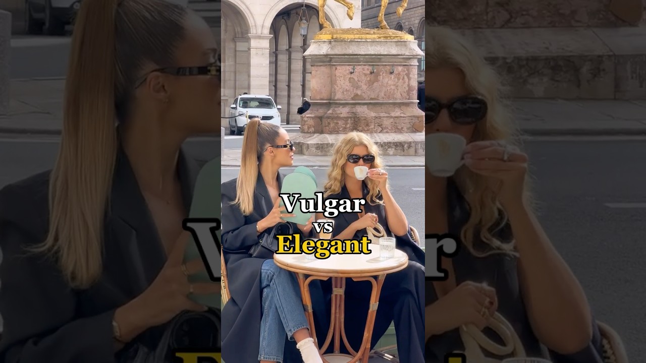 Vulgar vs Elegant Clothing! Would you agree? #oldmoney #elegant #luxury #women #classy #rich