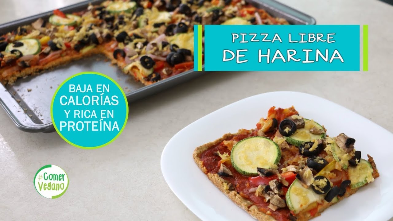 🍕 PIZZA SIN HARINA | Comer Vegano