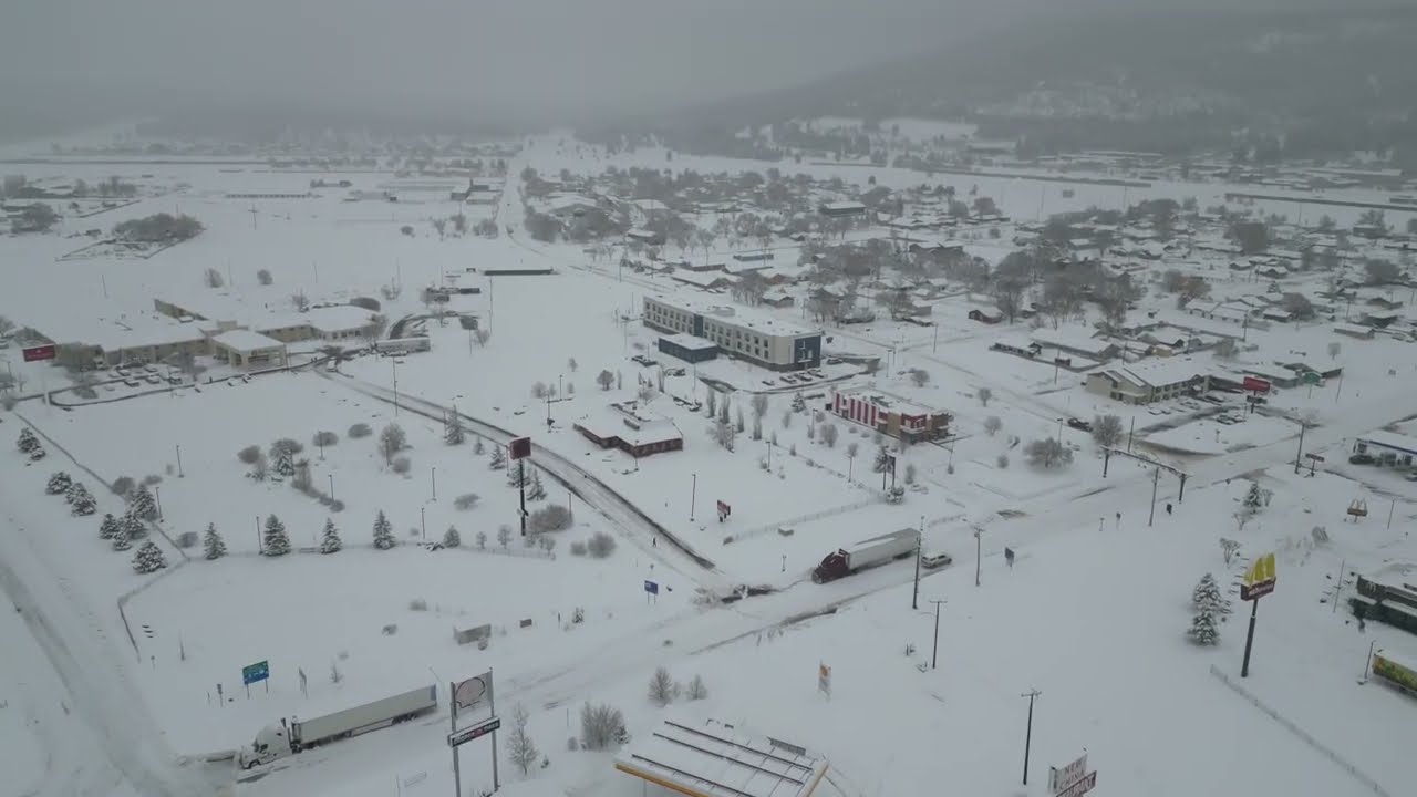 Williams, AZ 4K. After the storm, March 2, 2023