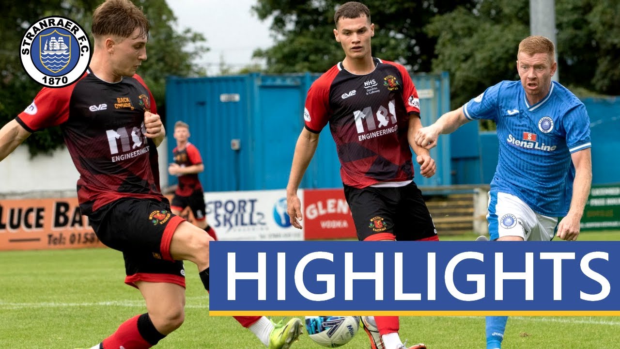 Highlights | Stranraer 1-0 Annan Athletic, 30 July 2022