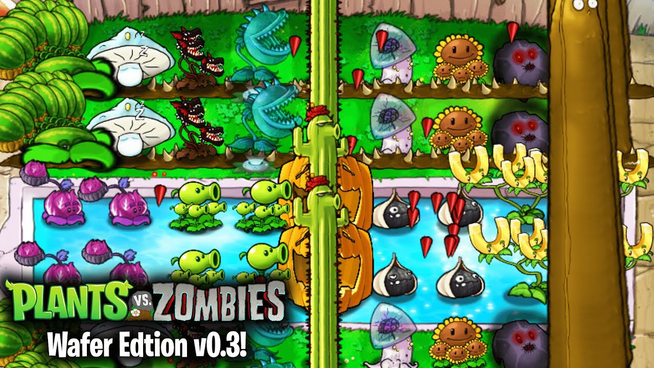 Plants vs Zombies Wafer Edition v0.3 New Update | Multi-Magnet, Purple Cabbage & More | Download
