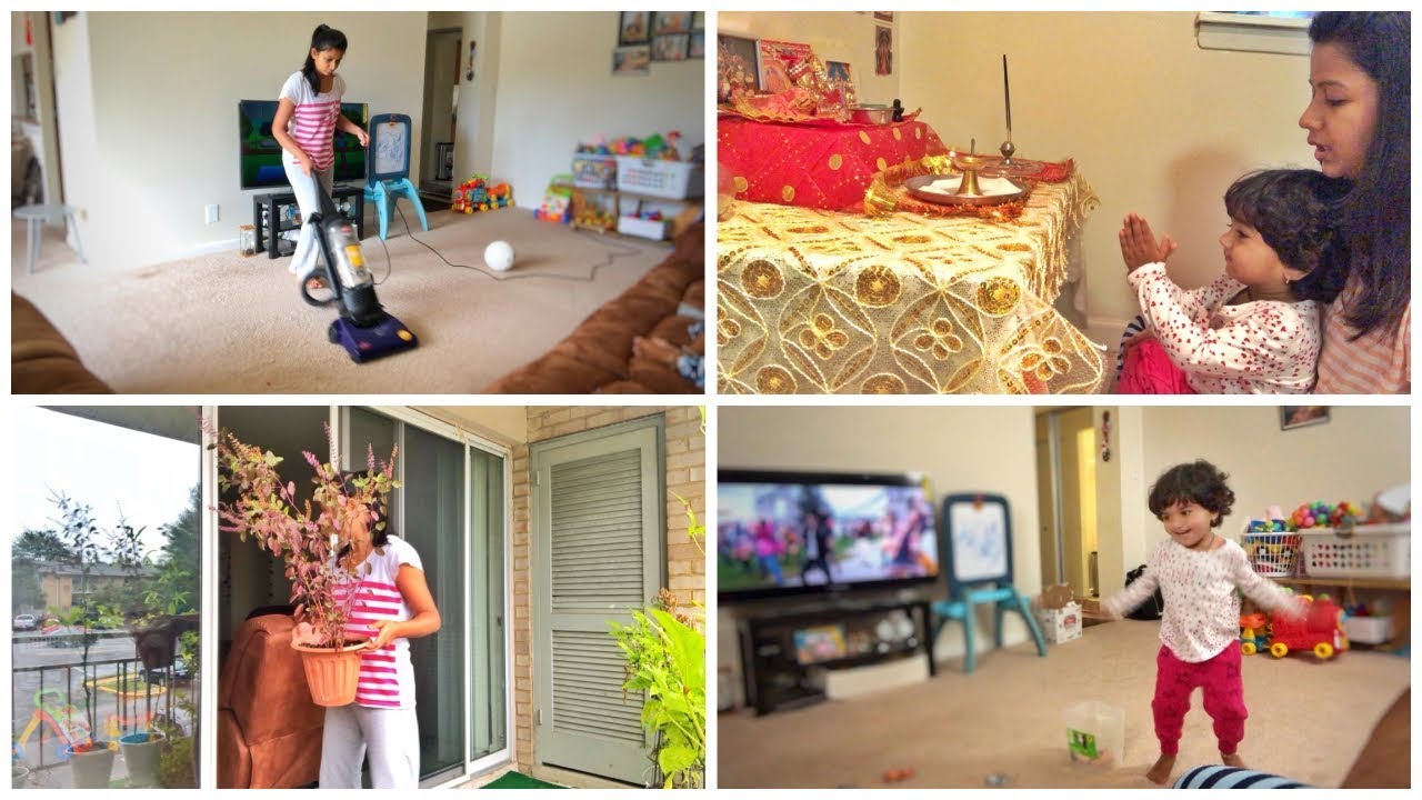 After weekend cleaning routine with toddler|My daughter says Ganpati Bappa Morya|| ItsSupriyasLife