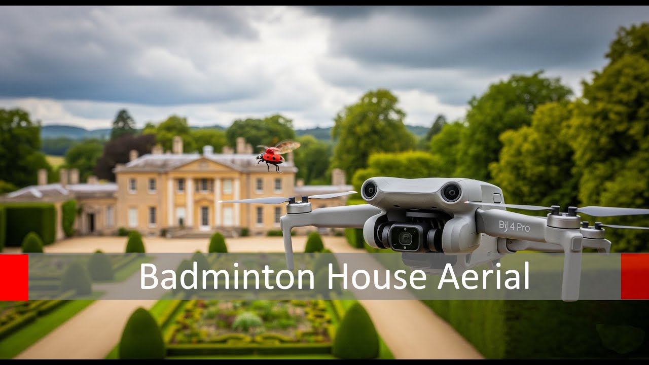 Stately Badminton House from Above 🏡 4K Drone Cinematic  058