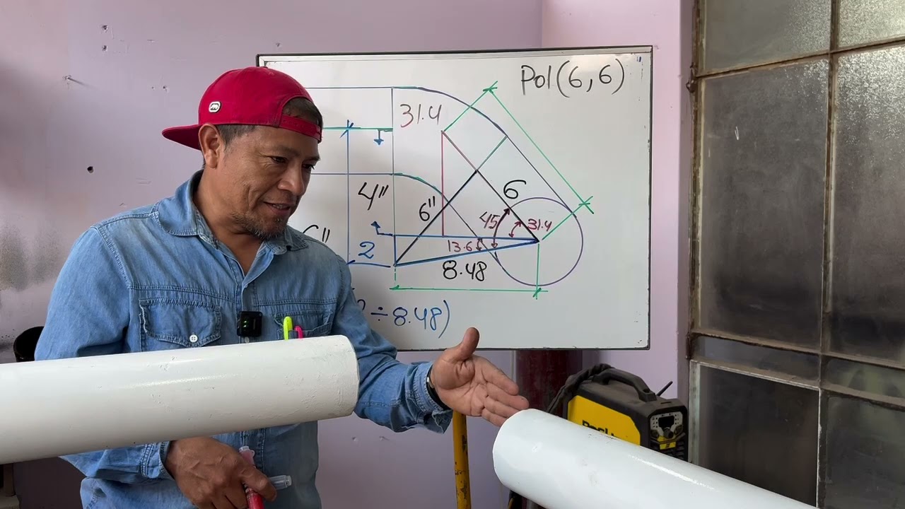 Codo 90° mas Codo degradado